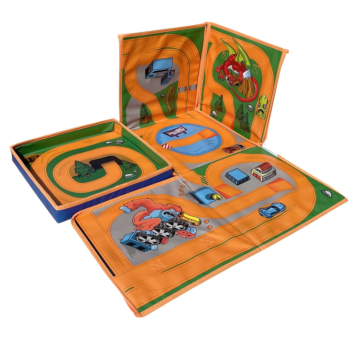 Ultimate Hot Wheels 300 Car Storage Cube & Playmat - Organize and Play in Style!