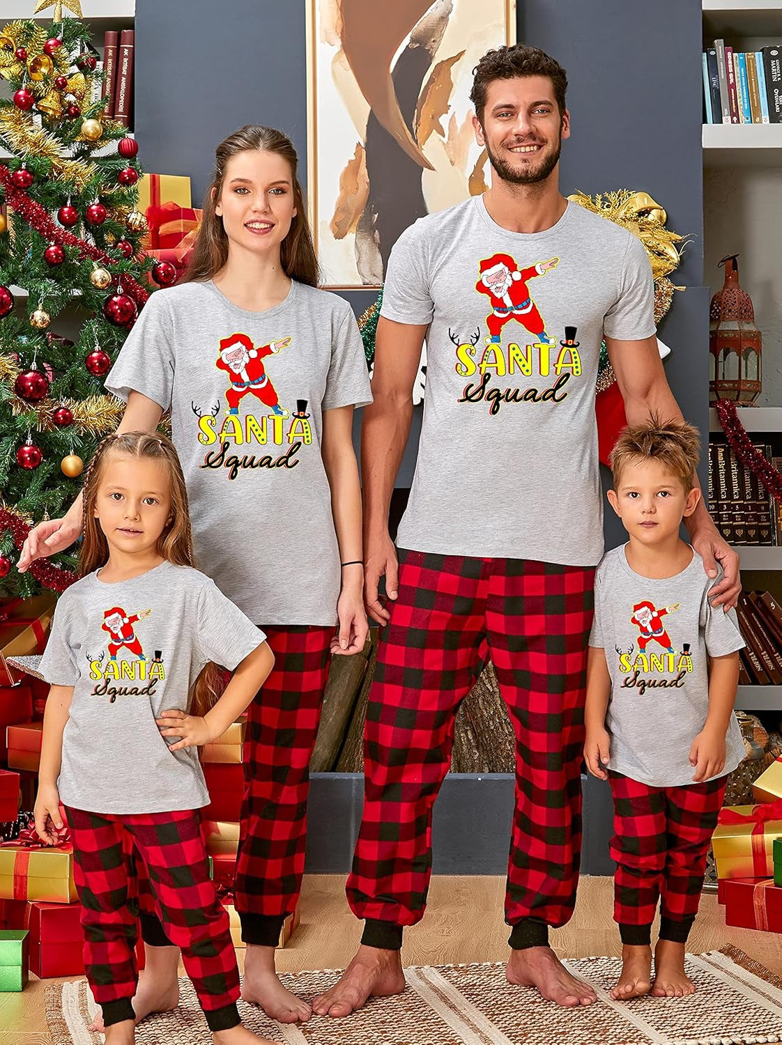 Join the Christmas Cheer with Our Santa Squad Matching Family T-Shirt for Toddlers!