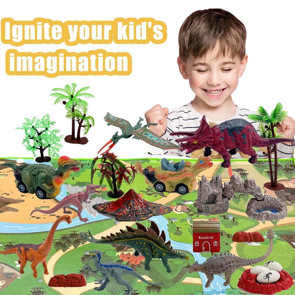 Ultimate Realistic Dinosaur Play Set - Fun and Educational Toys for Kids Aged 3-9, Perfect Gift for Boys and Girls!
