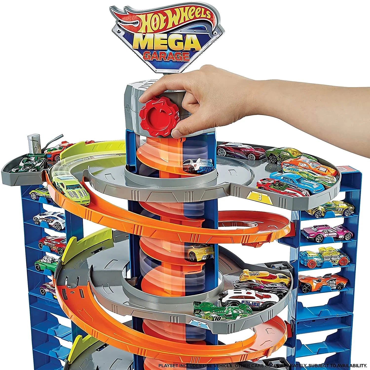 Experience the Thrill of the Hot Wheels City Mega Garage Playset - Ultimate 4-Level Parking Adventure!