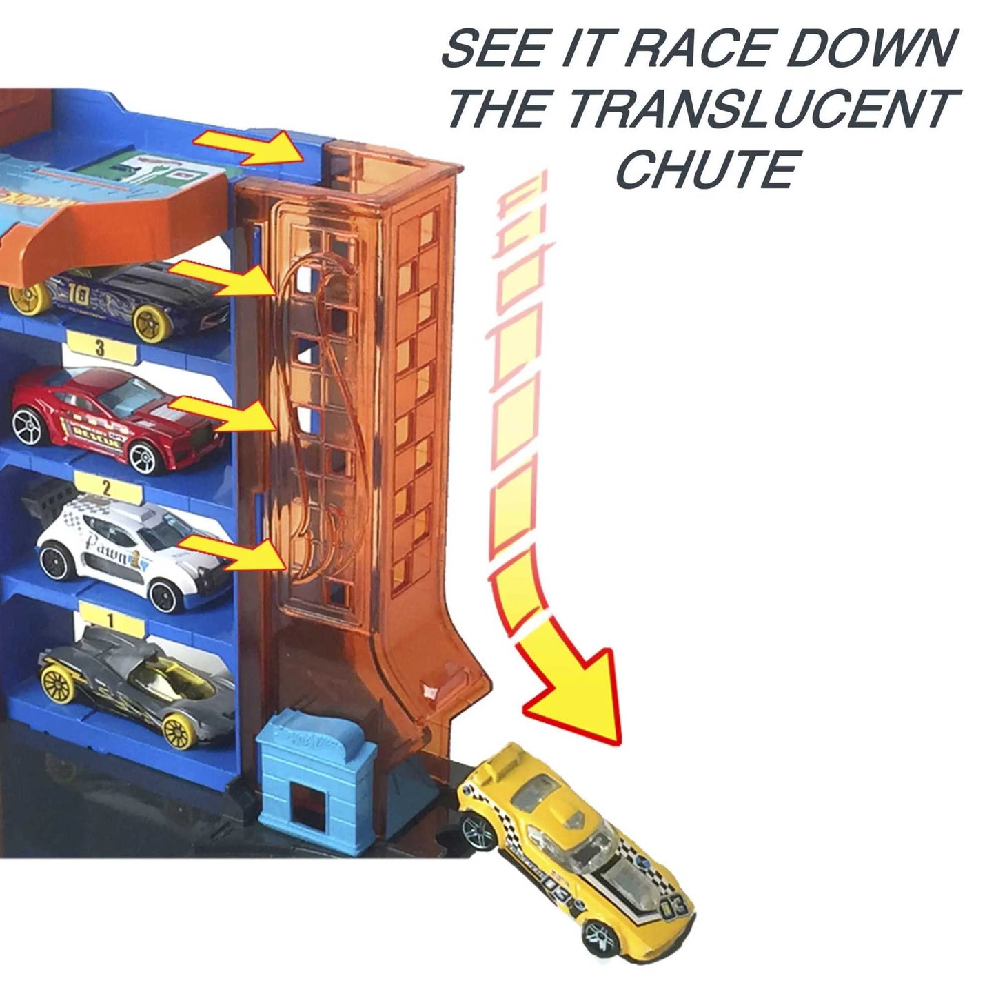 Exciting Hot Wheels City Downtown Car Park Playset - Ultimate Gift for Kids Aged 4 to 8!