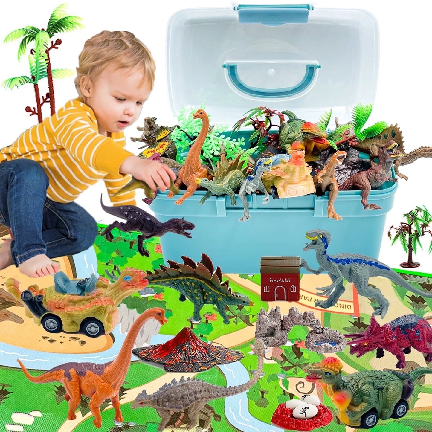 Ultimate Realistic Dinosaur Play Set - Fun and Educational Toys for Kids Aged 3-9, Perfect Gift for Boys and Girls!
