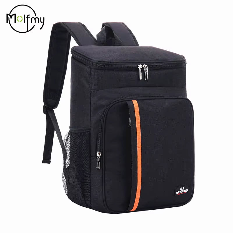 Men's Portable Waterproof Backpack - Durable Thermal Cooler for Camping and Picnics