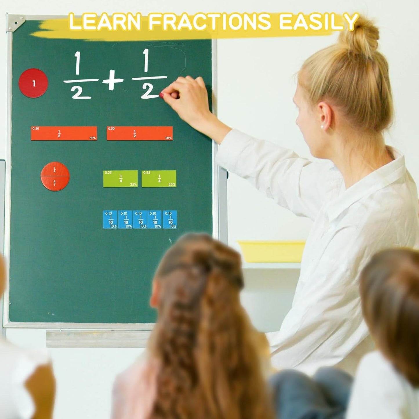 Engaging Montessori Magnetic Fraction Puzzle: Make Math Fun for Kids!