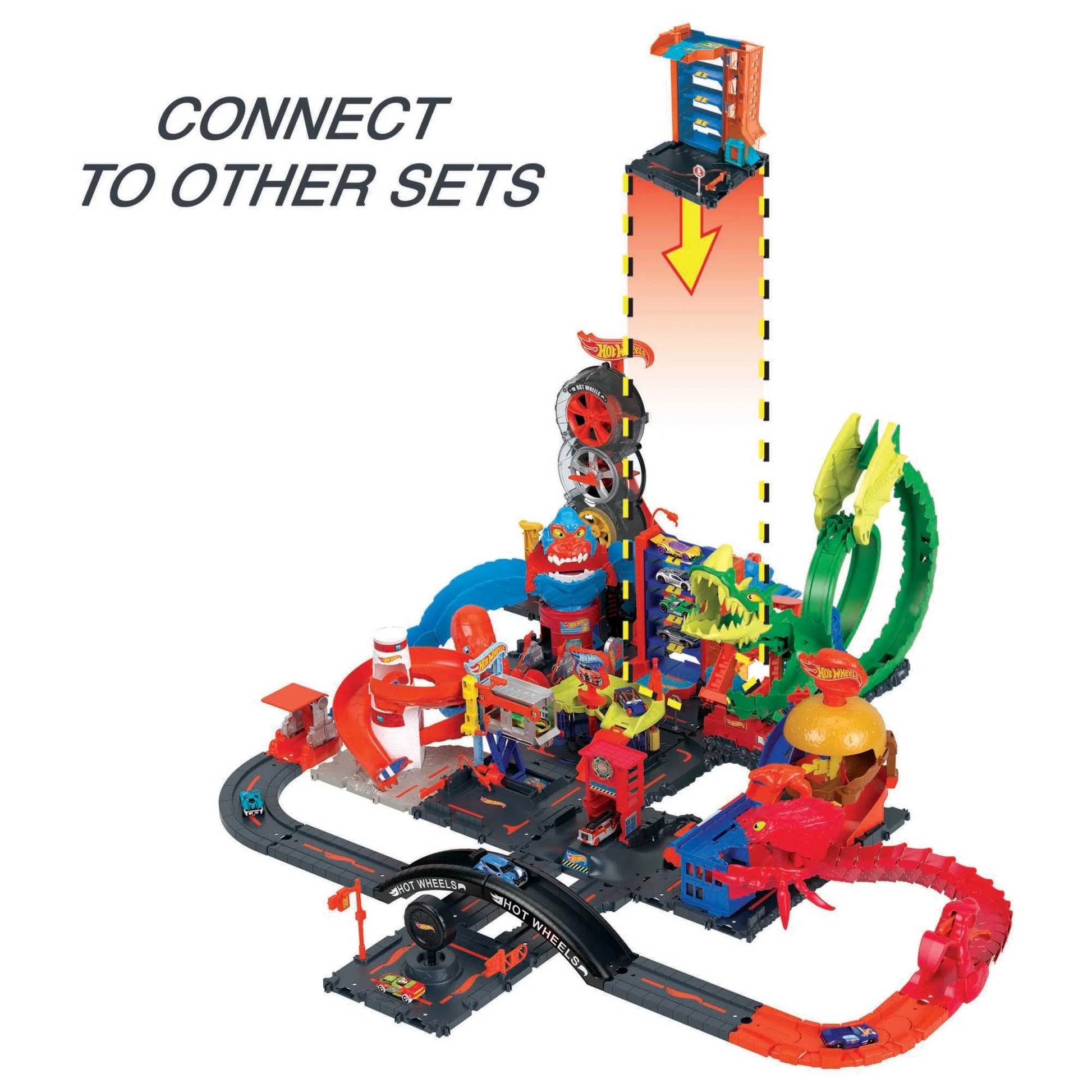 Exciting Hot Wheels City Downtown Car Park Playset - Ultimate Gift for Kids Aged 4 to 8!