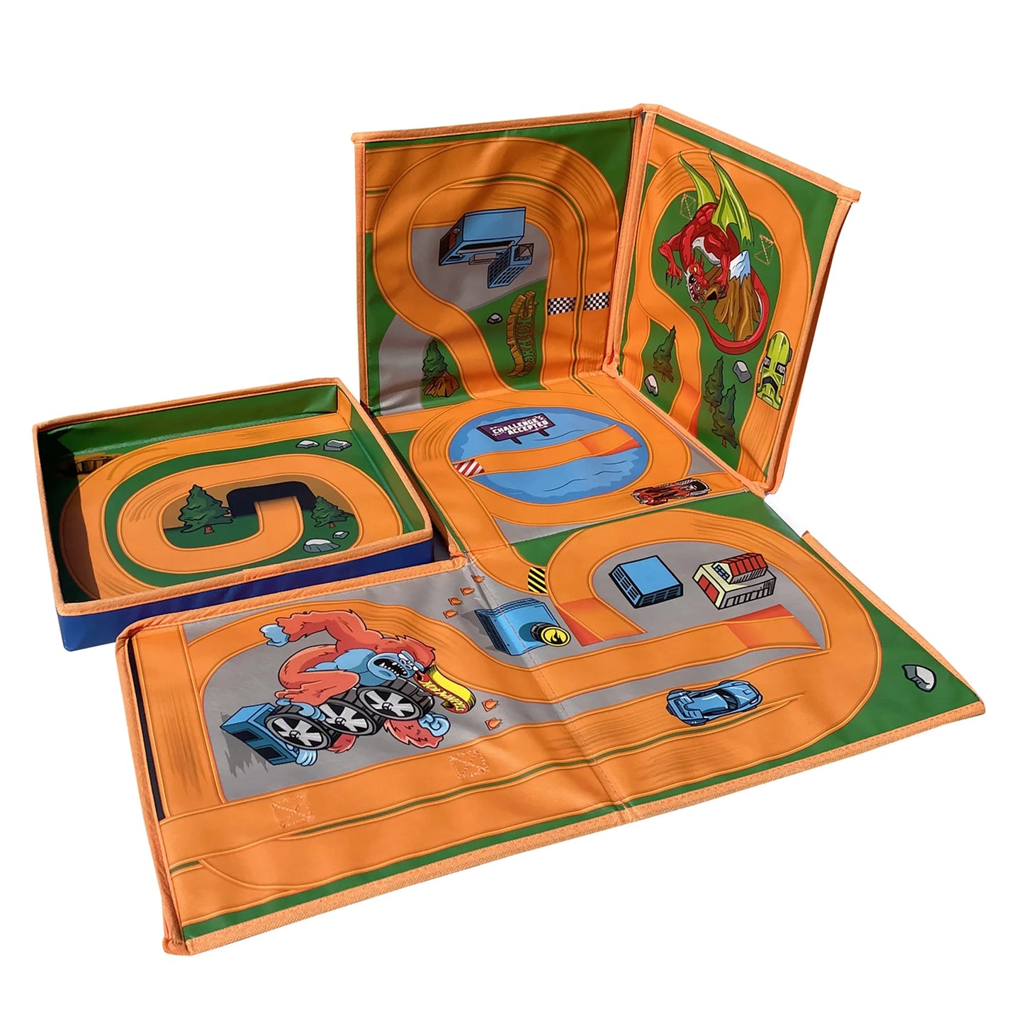 Ultimate Hot Wheels 300 Car Storage Cube & Playmat - Organize and Play in Style!