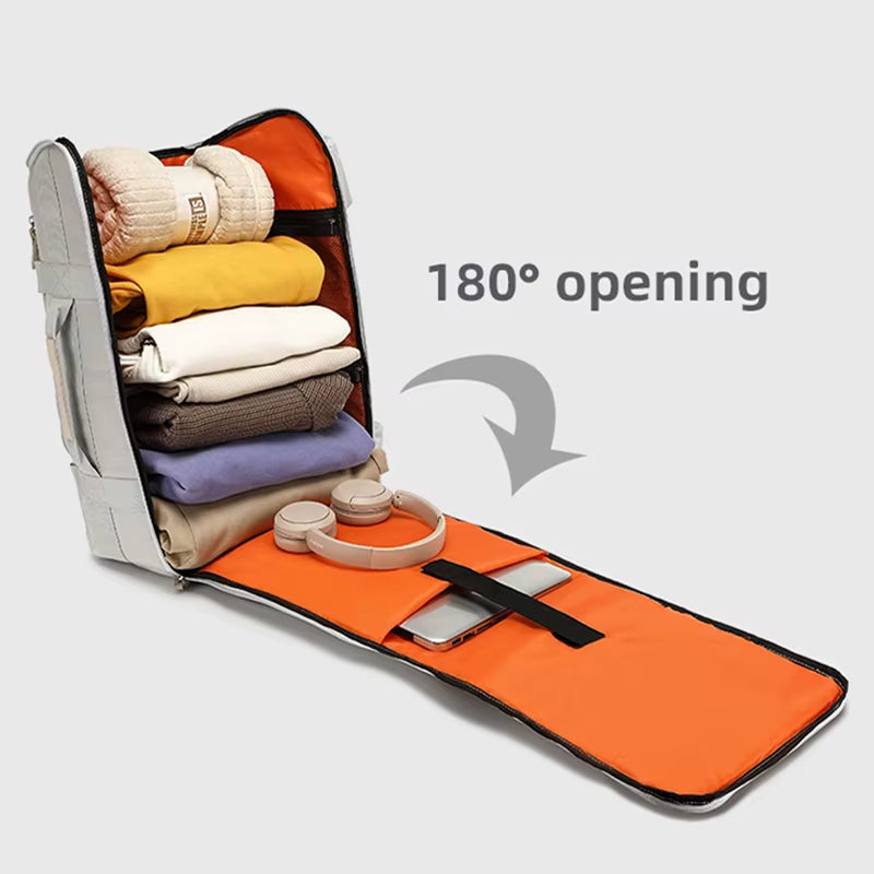 Discover the Ultimate Travel Backpack: Business Bag with Wet and Dry Separation, Multi-Compartment Design, and Large Capacity for Outdoor Adventures