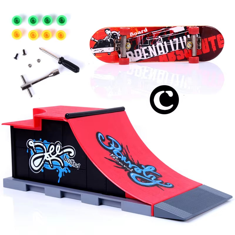Ultimate Finger Skateboard Kit with Ramps - Tech Deck Skate Park Set for Aspiring Pro Riders!