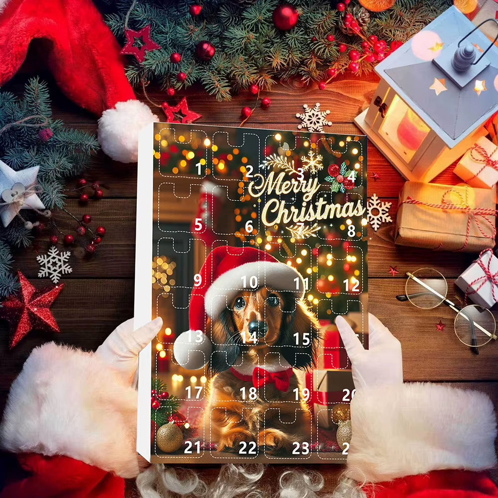 Delightful Dachshunds Christmas Advent Calendar 2024 - A Fun Countdown to the Holidays for Kids and Dog Lovers!
