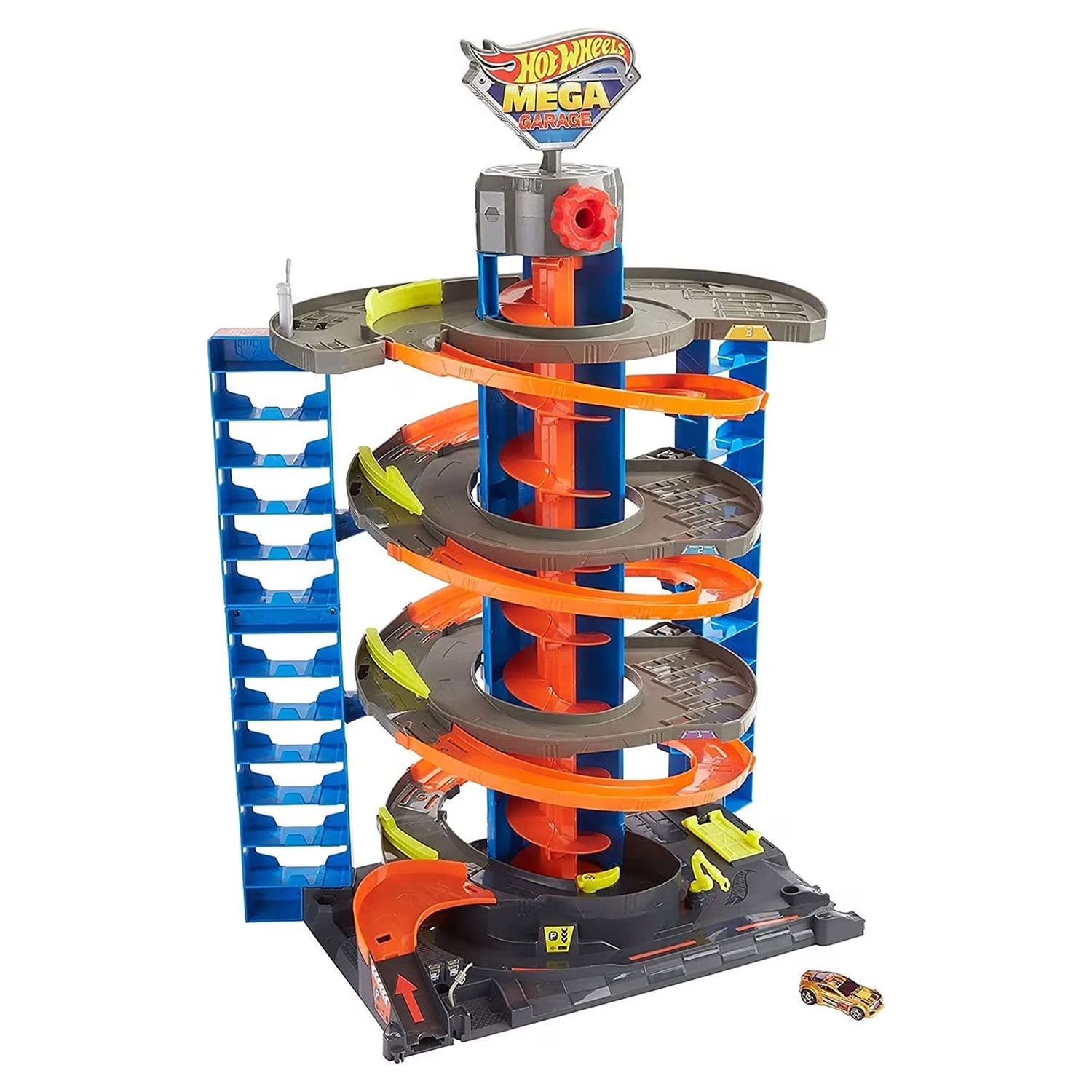 Experience the Thrill of the Hot Wheels City Mega Garage Playset - Ultimate 4-Level Parking Adventure!