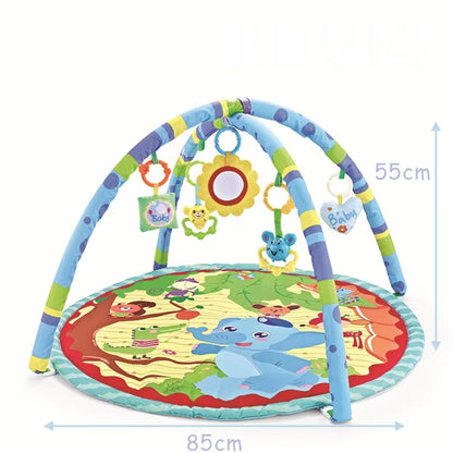 Engaging Baby Fitness Frame: Soft Crawling Blanket Play Mat with Cloth Book for Infants - Perfect Enlightenment Toy and Game Mat Gift