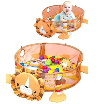 Engaging Baby Fitness Frame: Soft Crawling Blanket Play Mat with Cloth Book for Infants - Perfect Enlightenment Toy and Game Mat Gift