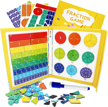 Engaging Montessori Magnetic Fraction Puzzle: Make Math Fun for Kids!