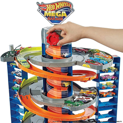Experience the Thrill of the Hot Wheels City Mega Garage Playset - Ultimate 4-Level Parking Adventure!