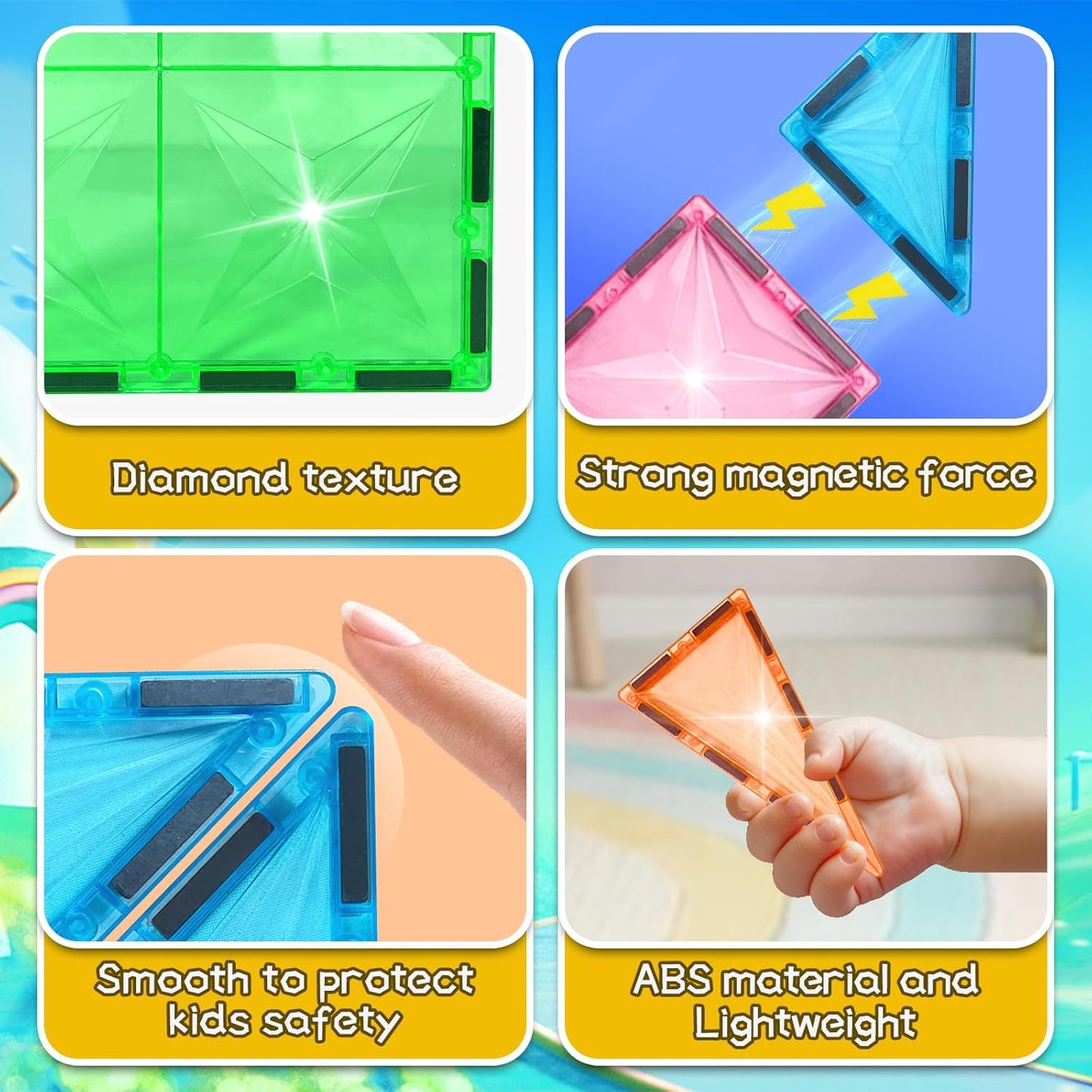 3DKids Magnetic Blocks Toy Set