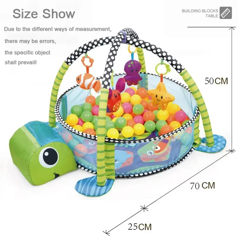 Engaging Baby Fitness Frame: Soft Crawling Blanket Play Mat with Cloth Book for Infants - Perfect Enlightenment Toy and Game Mat Gift