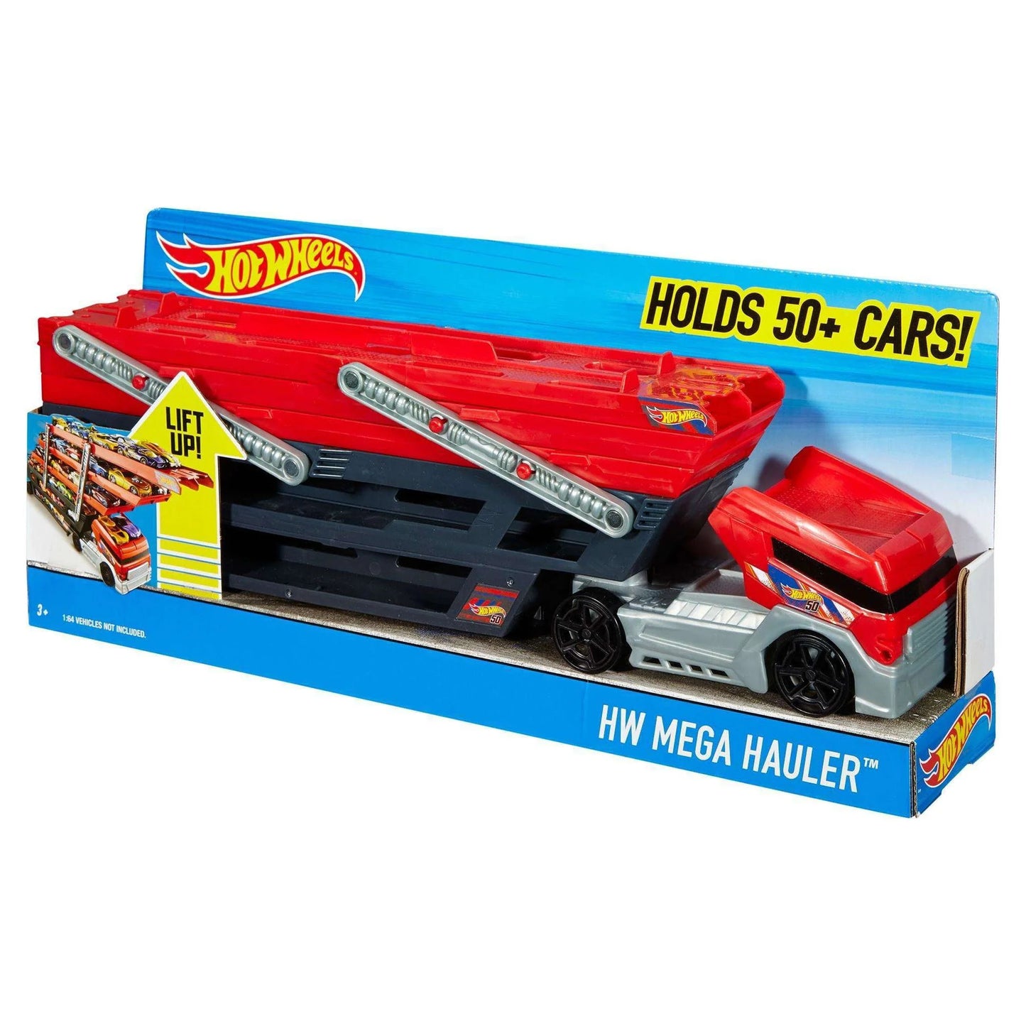 Ultimate Hot Wheels Mega Hauler Truck - Store and Race Over 50 Cars!