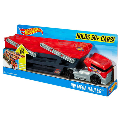 Ultimate Hot Wheels Mega Hauler Truck - Store and Race Over 50 Cars!
