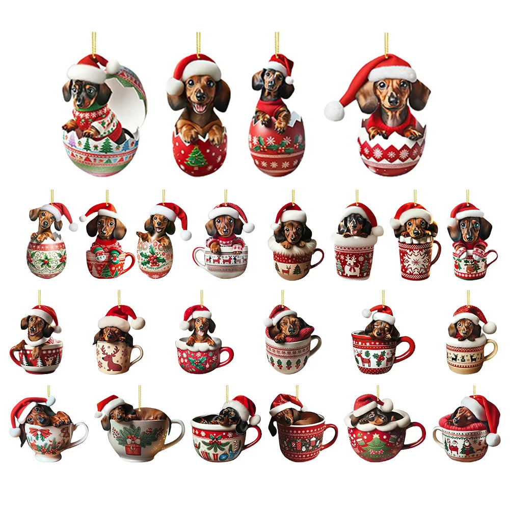 Delightful Dachshunds Christmas Advent Calendar 2024 - A Fun Countdown to the Holidays for Kids and Dog Lovers!