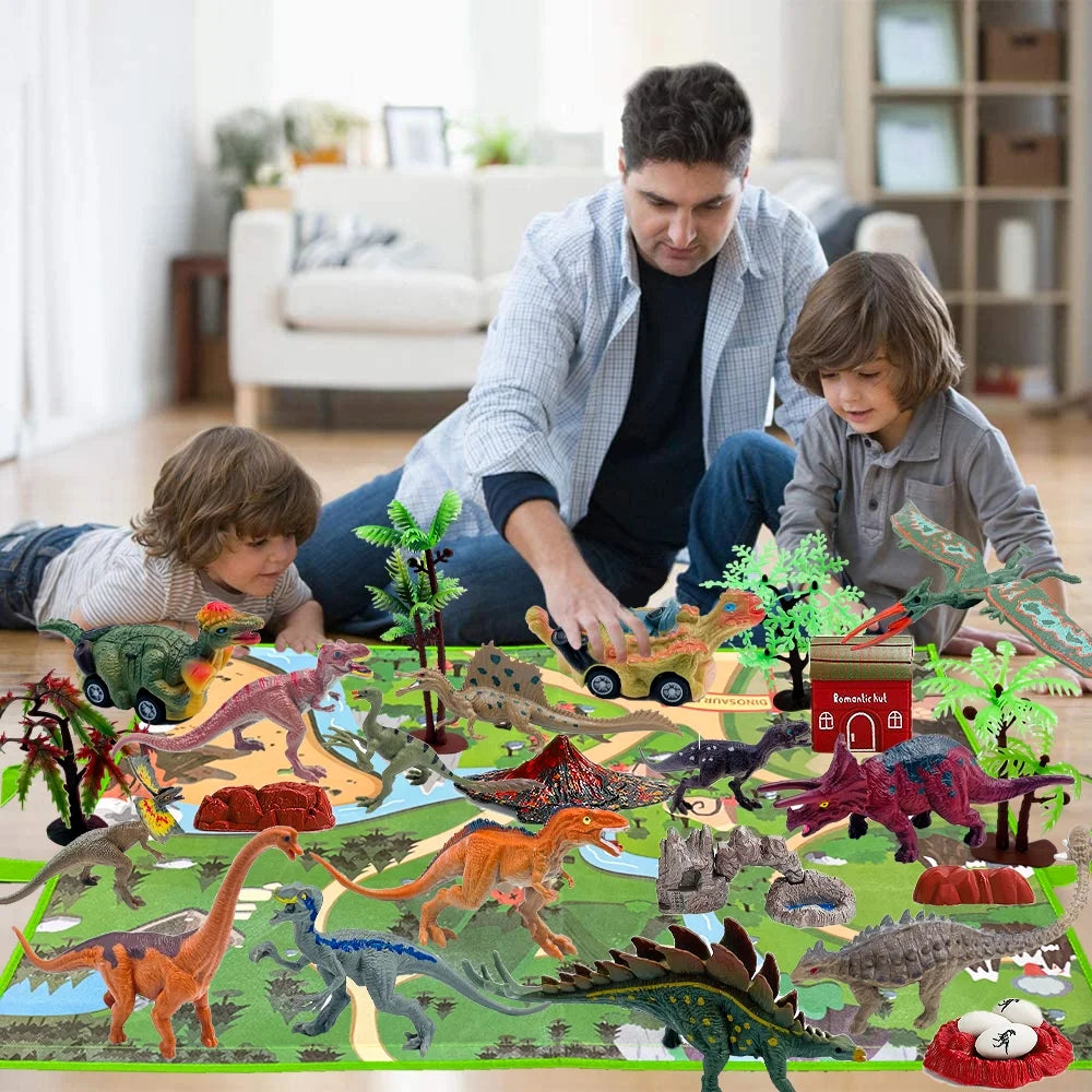 Ultimate Realistic Dinosaur Play Set - Fun and Educational Toys for Kids Aged 3-9, Perfect Gift for Boys and Girls!