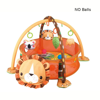 Engaging Baby Fitness Frame: Soft Crawling Blanket Play Mat with Cloth Book for Infants - Perfect Enlightenment Toy and Game Mat Gift