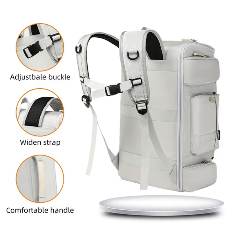 Discover the Ultimate Travel Backpack: Business Bag with Wet and Dry Separation, Multi-Compartment Design, and Large Capacity for Outdoor Adventures