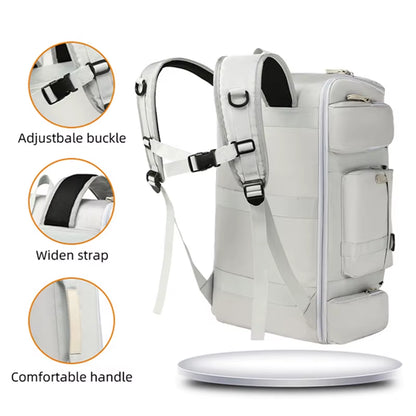 Discover the Ultimate Travel Backpack: Business Bag with Wet and Dry Separation, Multi-Compartment Design, and Large Capacity for Outdoor Adventures