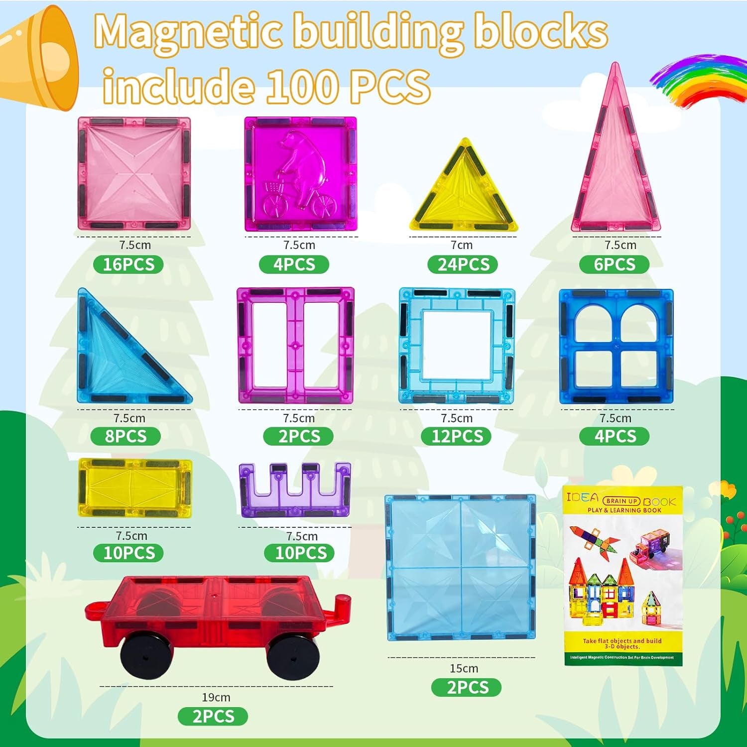 3DKids Magnetic Blocks Toy Set
