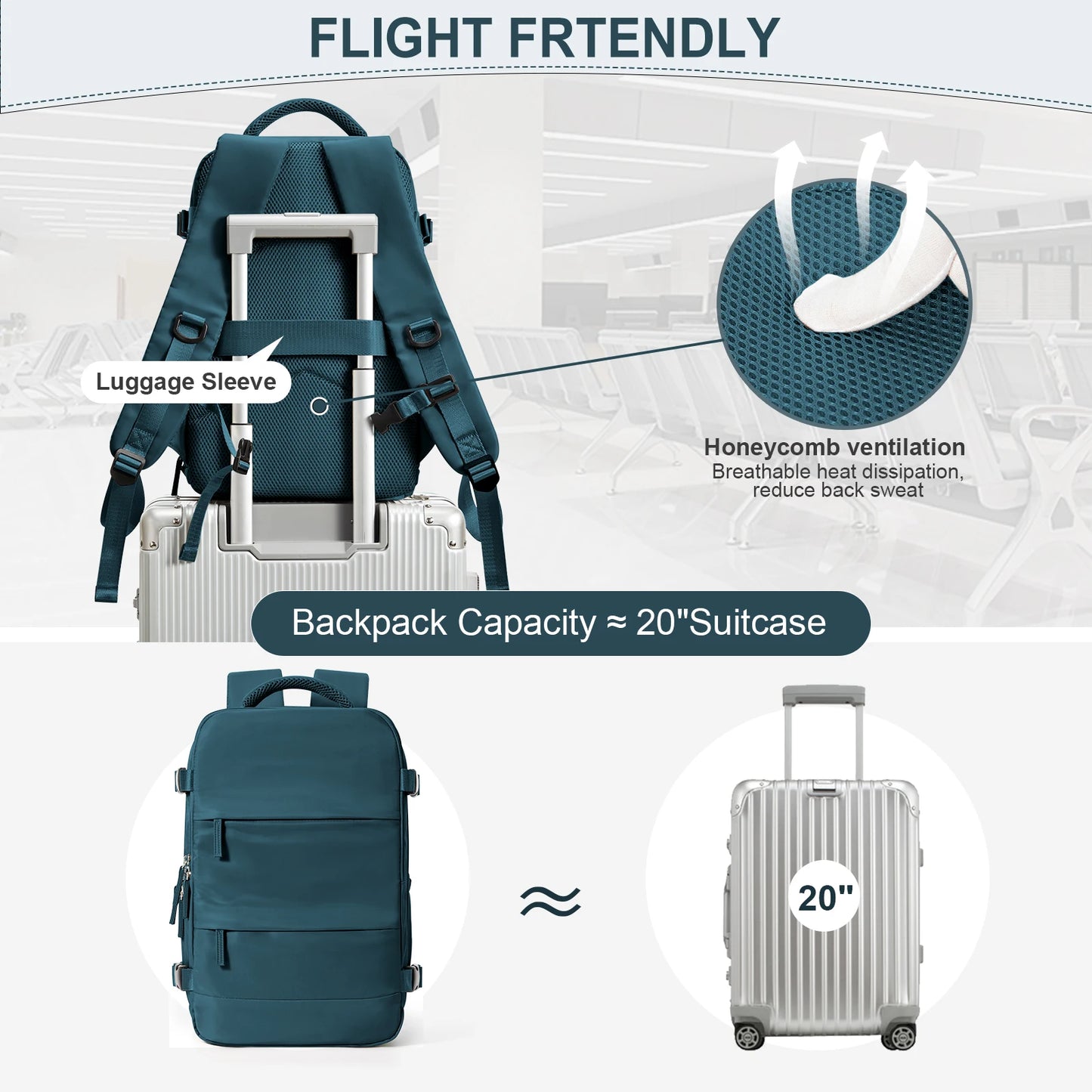 Stylish and Versatile Waterproof Backpack for Men and Women - Perfect for Business, Travel, and College!