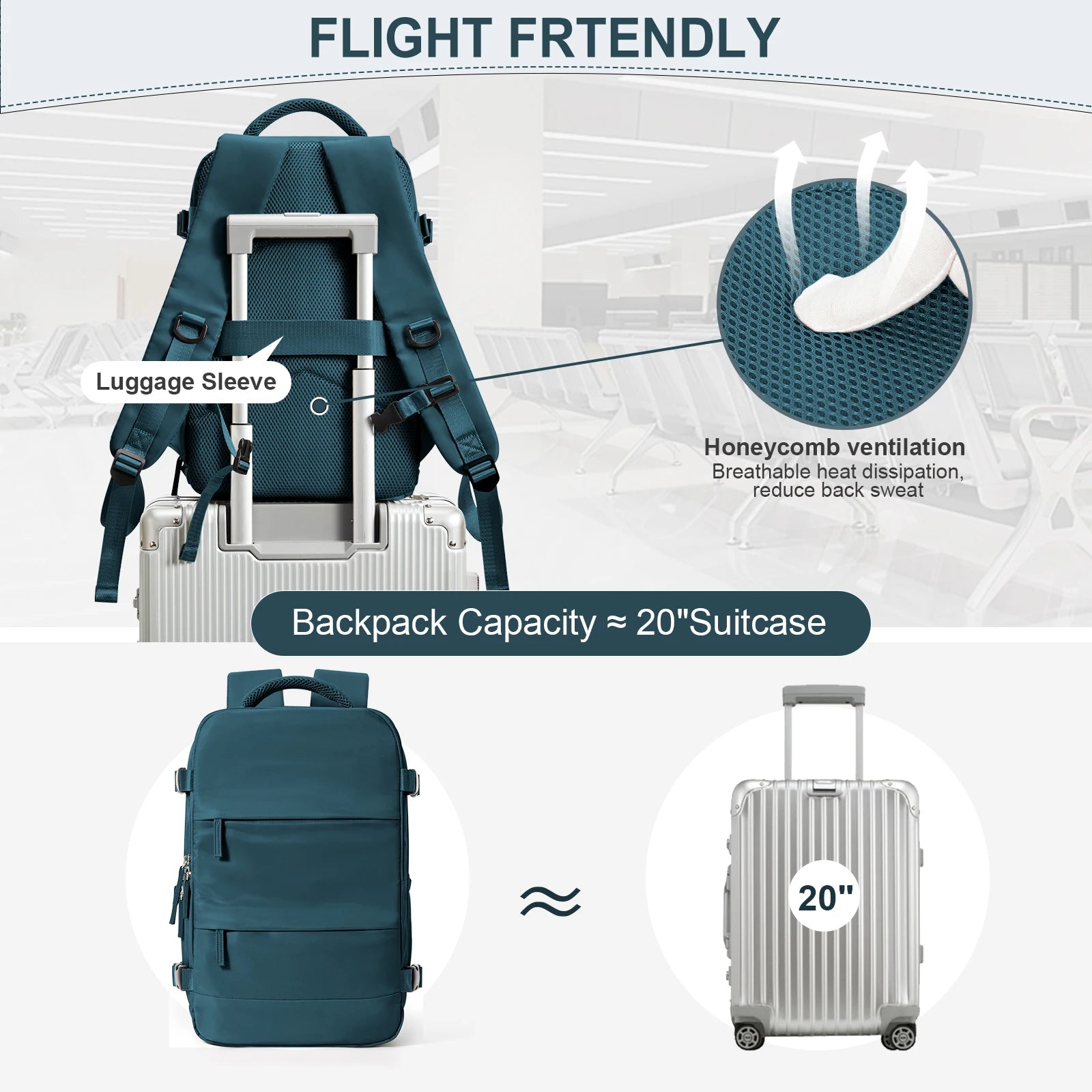 Stylish and Versatile Waterproof Backpack for Men and Women - Perfect for Business, Travel, and College!