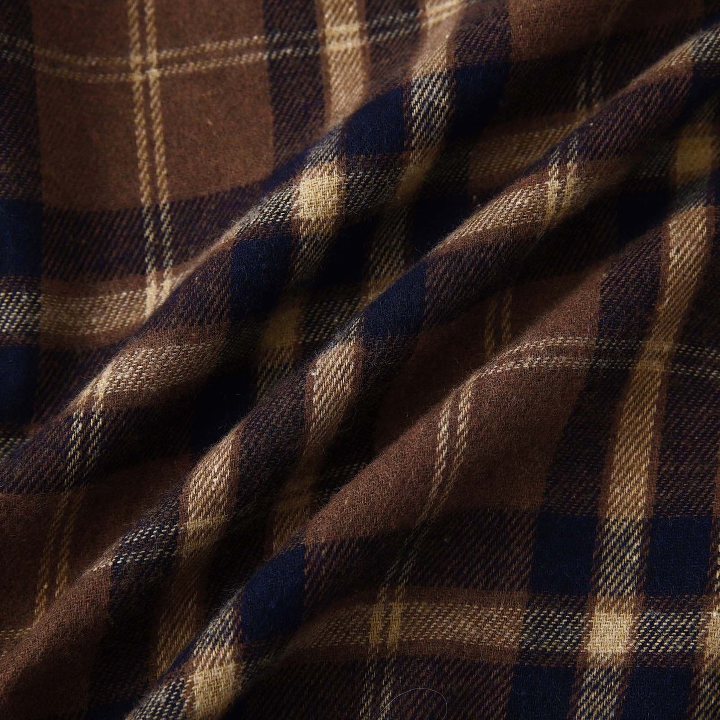 Stylish Men's Flannel Plaid Hooded Shirt - Lightweight Casual Long Sleeve Button Down in Coffee#02 - Perfect for Every Season!