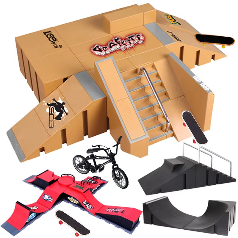 Ultimate Finger Skateboard Kit with Ramps - Tech Deck Skate Park Set for Aspiring Pro Riders!