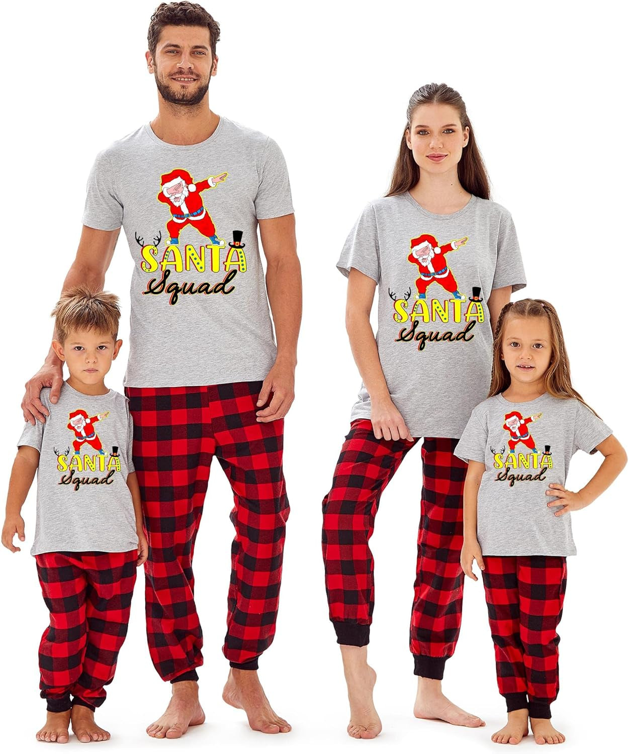 Join the Christmas Cheer with Our Santa Squad Matching Family T-Shirt for Toddlers!