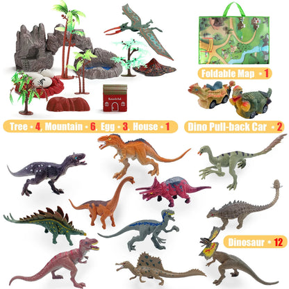 Ultimate Realistic Dinosaur Play Set - Fun and Educational Toys for Kids Aged 3-9, Perfect Gift for Boys and Girls!