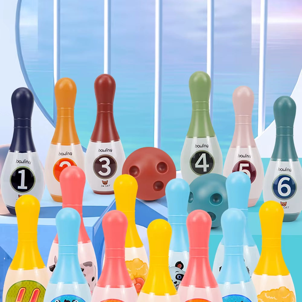 Exciting Bowling Set for Kids - Fun Animal and Number Learning Toy for Indoor and Outdoor Play!