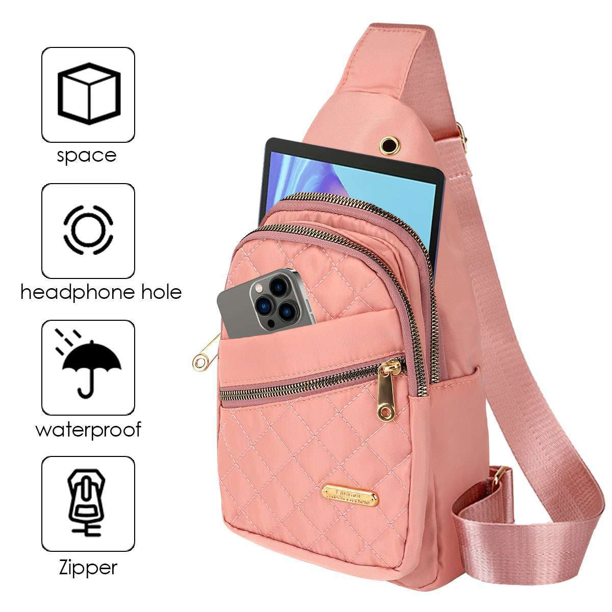 Stylish Women’s Crossbody Sling Bag - Perfect for Sports, Travel, and Everyday Use