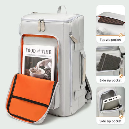 Discover the Ultimate Travel Backpack: Business Bag with Wet and Dry Separation, Multi-Compartment Design, and Large Capacity for Outdoor Adventures