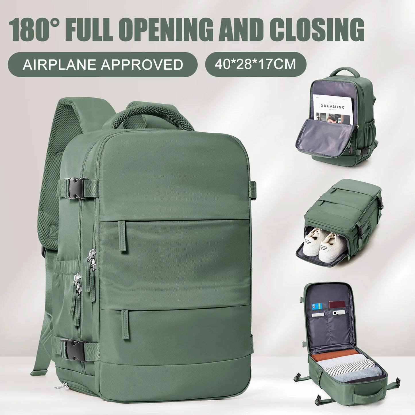 Stylish and Versatile Waterproof Backpack for Men and Women - Perfect for Business, Travel, and College!