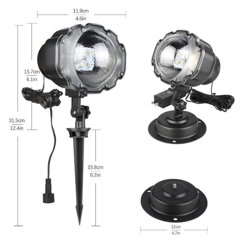 Transform Your Holiday Decor with Our LED Christmas Snow Projection Lamp