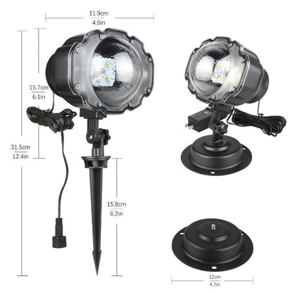 Transform Your Holiday Decor with Our LED Christmas Snow Projection Lamp