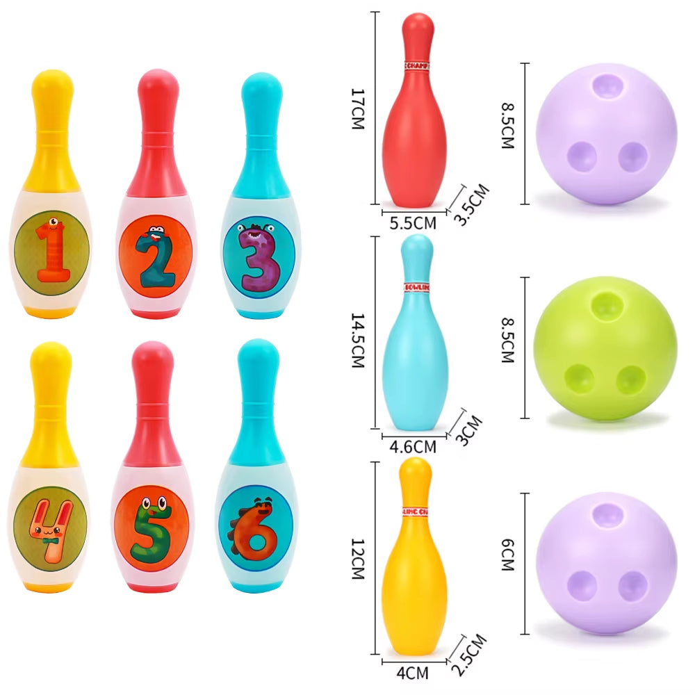 Exciting Bowling Set for Kids - Fun Animal and Number Learning Toy for Indoor and Outdoor Play!