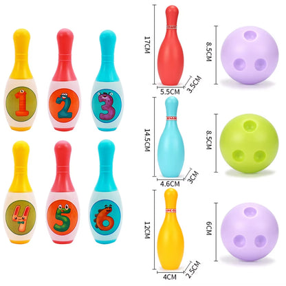 Exciting Bowling Set for Kids - Fun Animal and Number Learning Toy for Indoor and Outdoor Play!