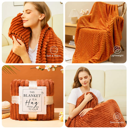Delightful Fall Gifts for Women: Cozy Spa Set with Candle, Blanket, and More - Perfect for Halloween, Birthdays, and Thanksgiving!