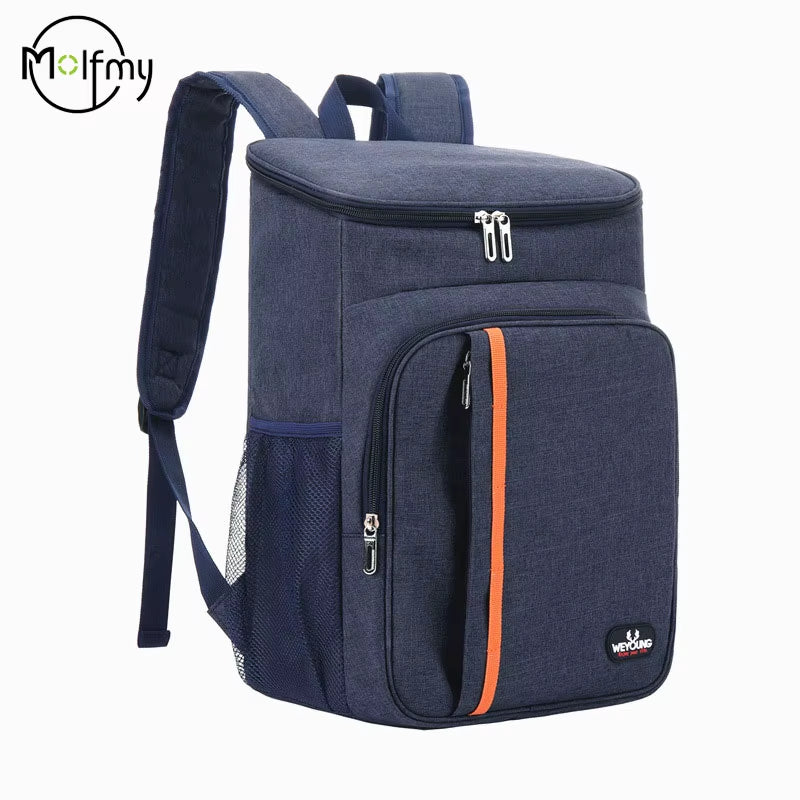 Men's Portable Waterproof Backpack - Durable Thermal Cooler for Camping and Picnics