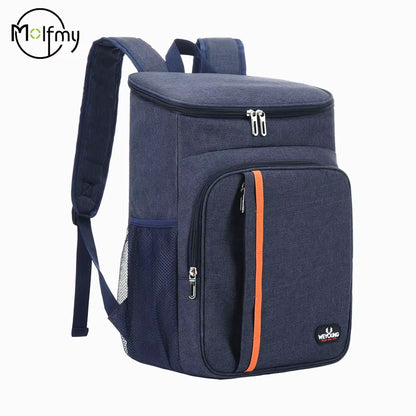 Men's Portable Waterproof Backpack - Durable Thermal Cooler for Camping and Picnics