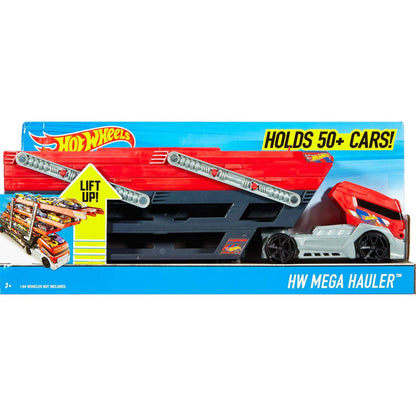 Ultimate Hot Wheels Mega Hauler Truck - Store and Race Over 50 Cars!