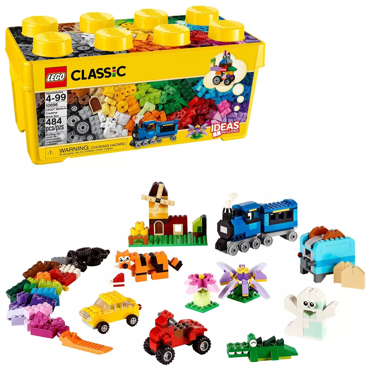 Unleash Creativity with the LEGO Classic Medium Creative Brick Box - 484 Piece Building Set for Endless Fun!