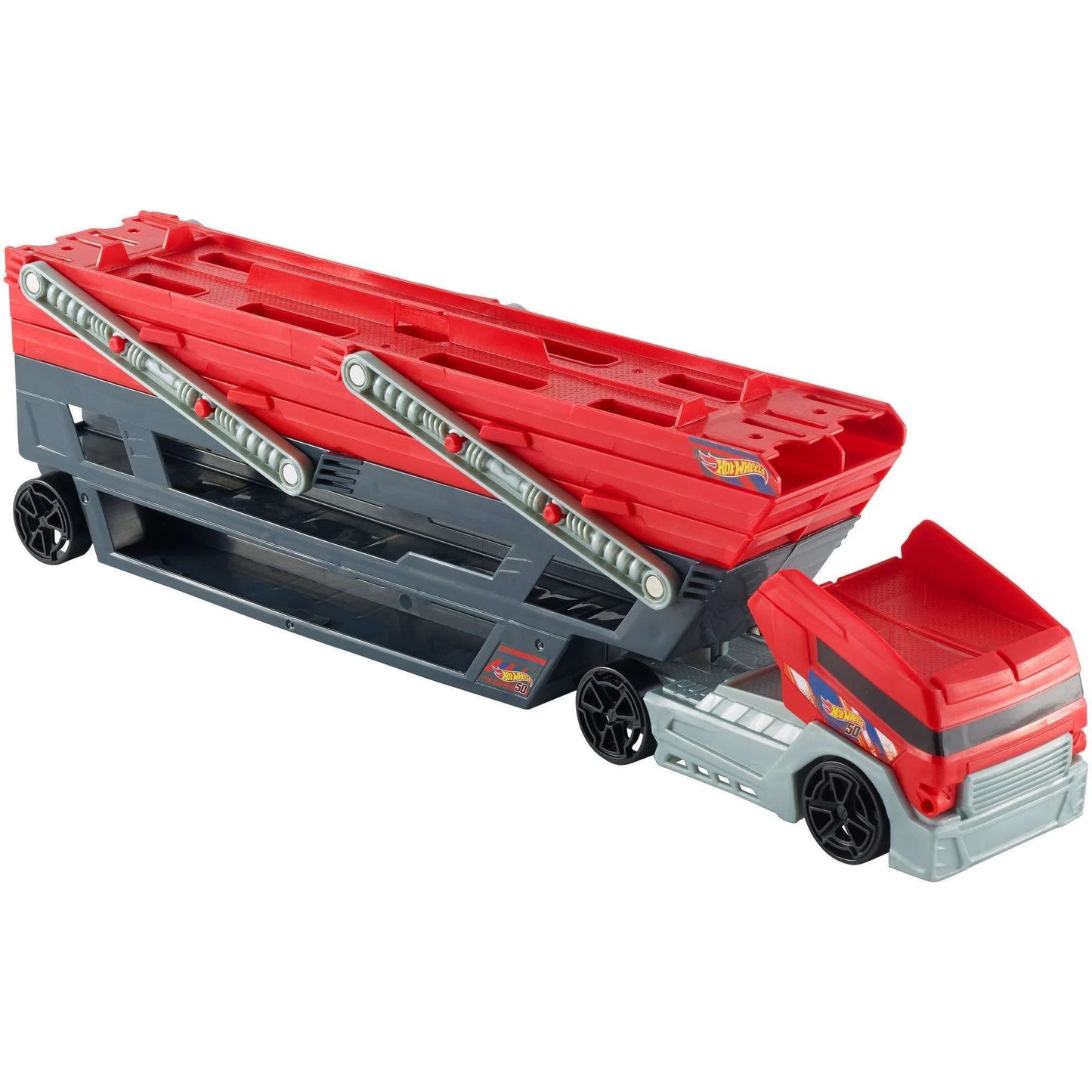 Ultimate Hot Wheels Mega Hauler Truck - Store and Race Over 50 Cars!